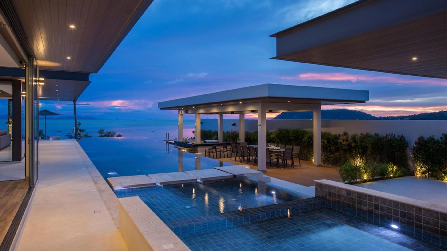 Exclusive Sea Renity A Beachfront Villa Retreat Sleeps 12 Adults And 6 Kids Laem Sor Zewnętrze zdjęcie